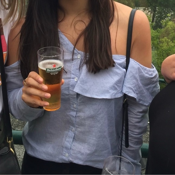 Off shoulder button down - Picture 3 of 3